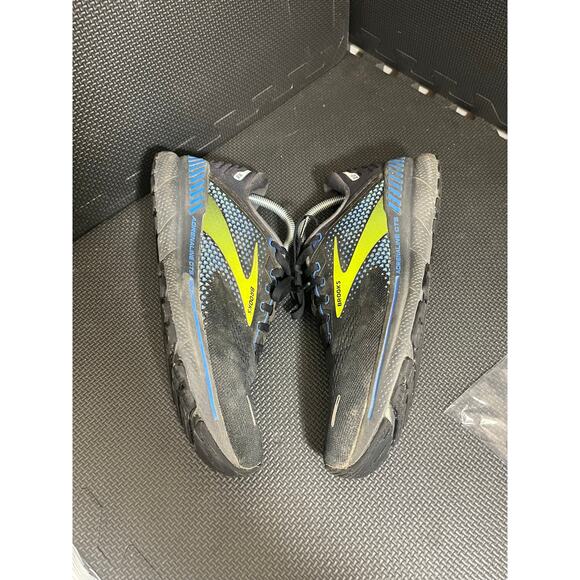 Brooks Men's Black Blue Nightlife Adrenaline GTS 22 Running Shoes Size 10 - Picture 4 of 8